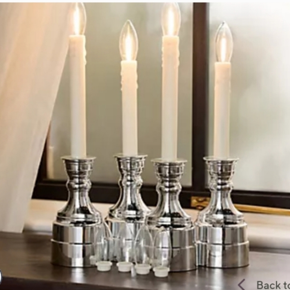 CHRISTMAS WINDOW CANDLES! Bethlehem Lighting 4 In 1 Electric/Sensor QVC (3)